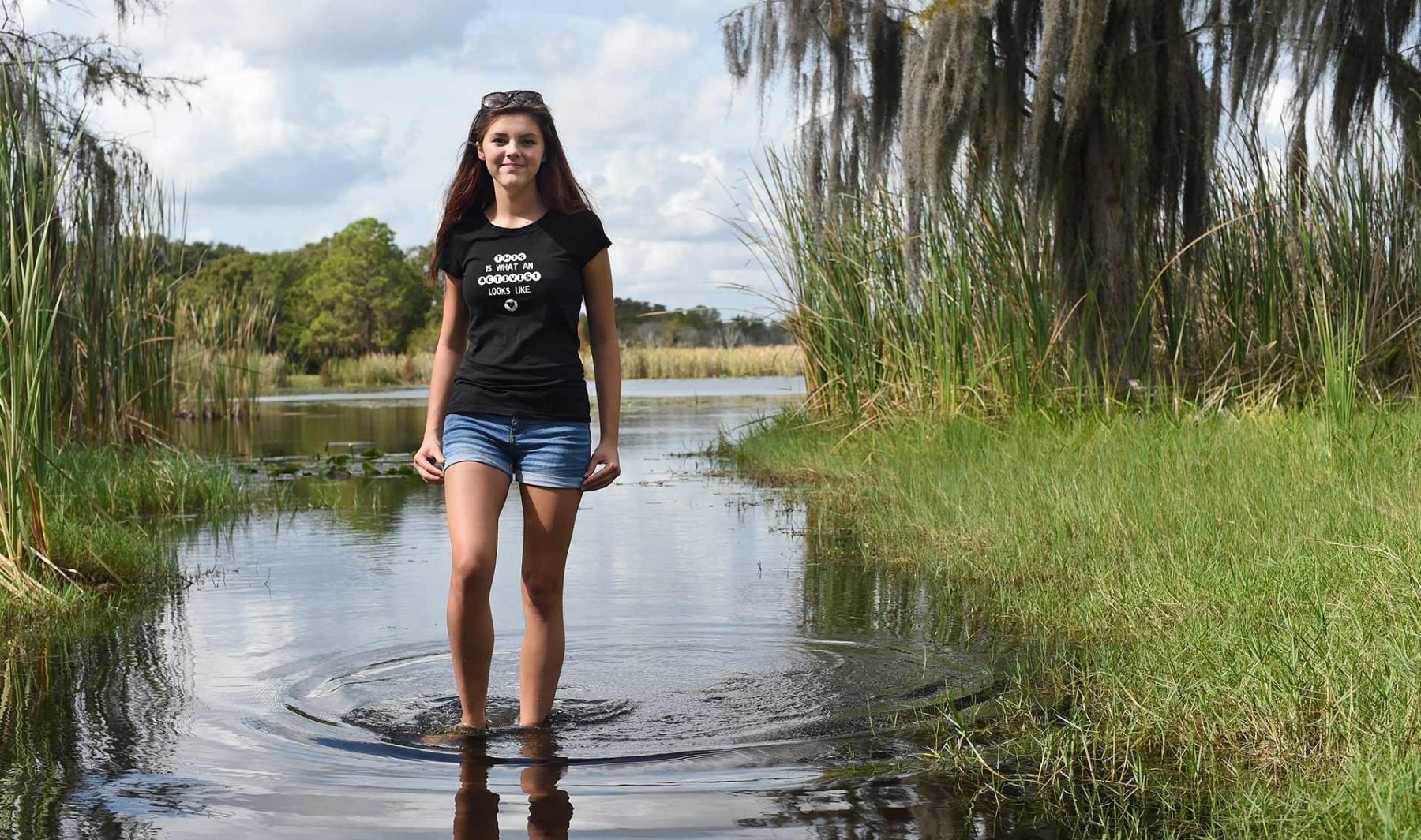 Avalon Theisen, founder of Conserve it Forward. USA, 2015