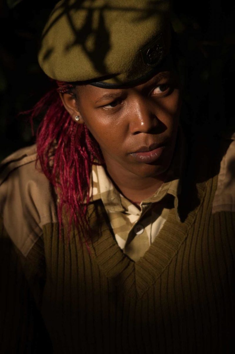 Ledaiki Ann Nailantei, Ranger with the Kenyan Wildlife Services. Kenya, 2016
